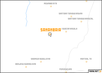 map of Samambaia