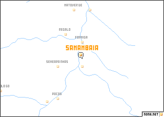 map of Samambaia