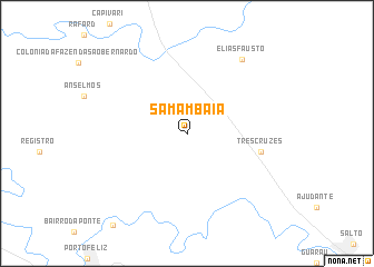 map of Samambaia