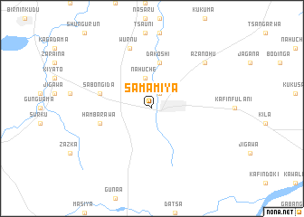 map of Samamiya