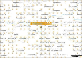 map of Samanabedda