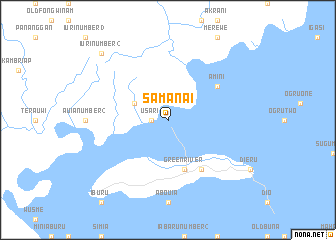 map of Samanai