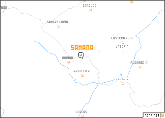 map of Samaná