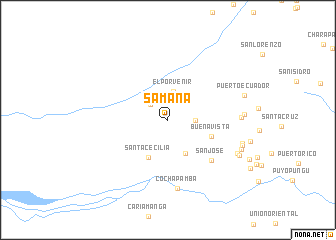 map of Samana