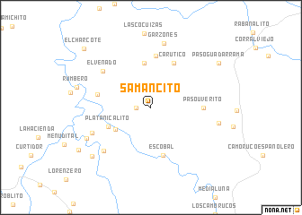 map of Samancito