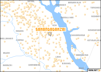map of Samand Adam Zai