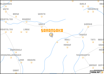 map of Samandaka