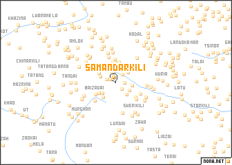 map of Samandar Kili