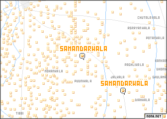 map of Samandarwāla