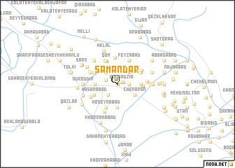 map of Samandar