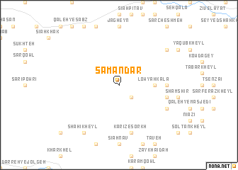 map of Samandar