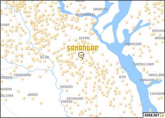 map of Samandar