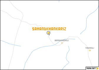 map of Samand Khān Kārīz