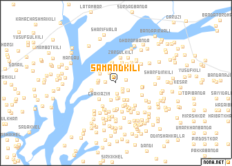 map of Samand Kili