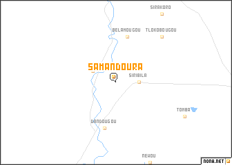 map of Samandoura