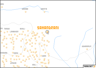 map of Samandrāni
