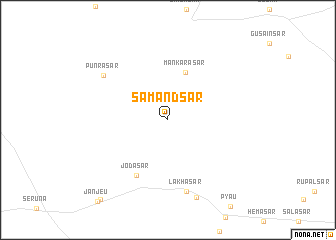 map of Samandsar