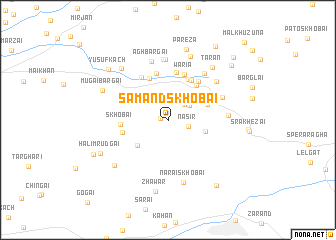 map of Samand Skhobai