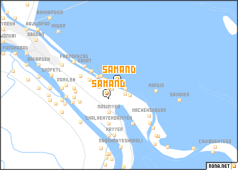 map of Samand