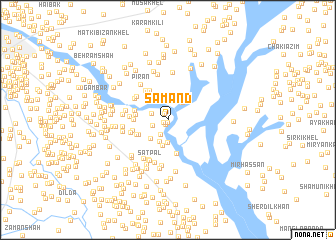 map of Samand