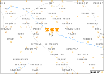 map of Samané