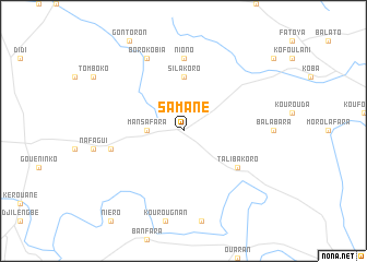 map of Samané