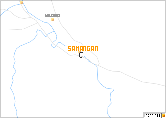 map of Samangān