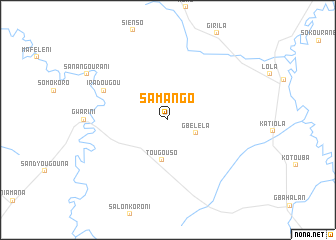 map of Samango