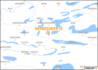 map of Samanguéraye