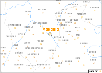 map of Samania