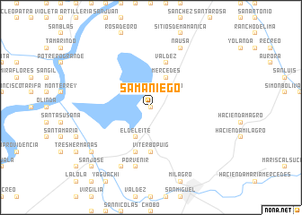 map of Samaniego