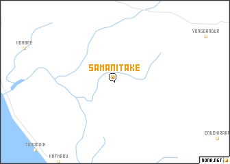 map of Samanitake