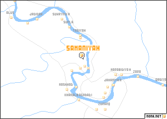 map of Samānīyah