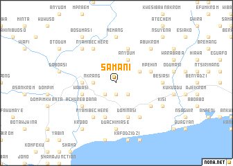 map of Samani