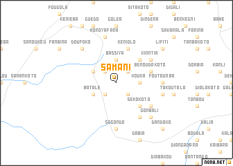 map of Samani