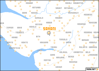 map of Samani