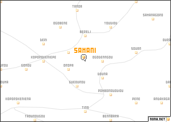 map of Samani