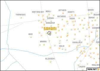 map of Samāni