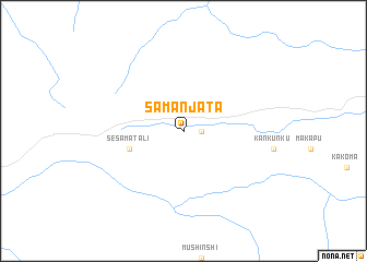 map of Samanjata