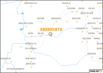 map of Samankoto