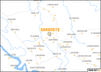map of Samanote