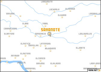 map of Samanote