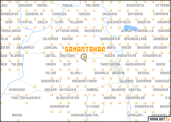 map of Samantahār