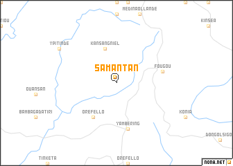 map of Samantan