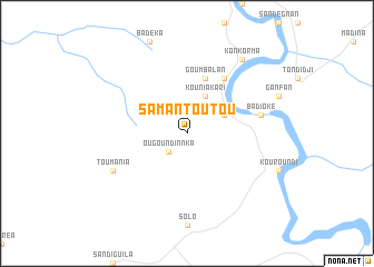 map of Samantoutou