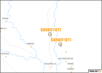 map of Samanyati