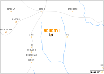 map of Samanyi
