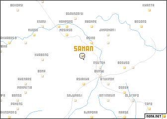 map of Saman