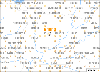 map of Samão