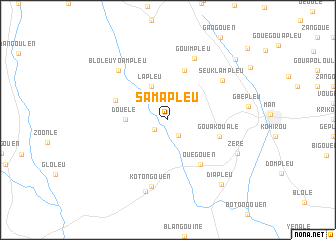 map of Samapleu